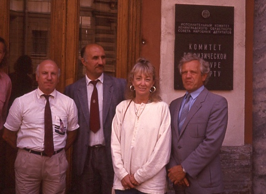  Me and my Soviet hosts at the end of the most fascinating trip of my life 