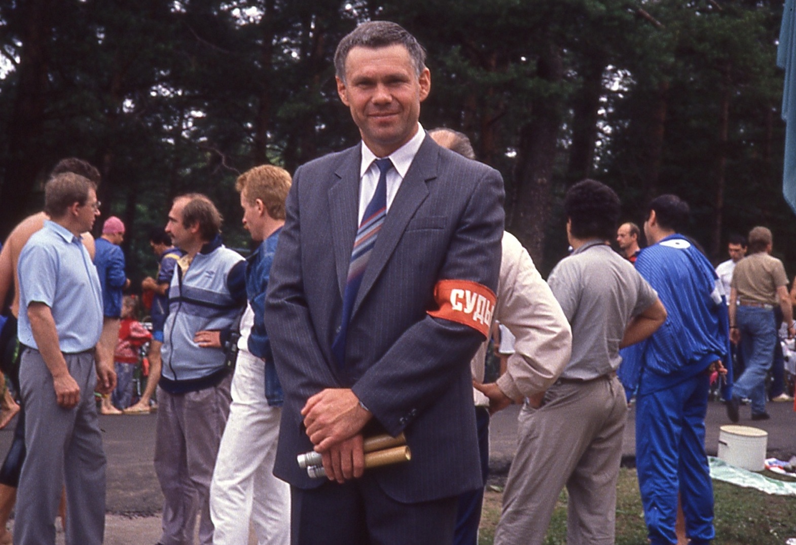Soviet race official, Zelenogorsk.