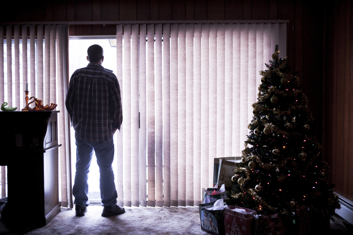 Tom, father of 17 year old "Natalie," a survivor of domestic minor sex trafficking, in the southwest where they relocated after surviving the ordeal. Natalie was sold for sex by a pimp for over three months through the website Backpage.com. (Tim Matsui)