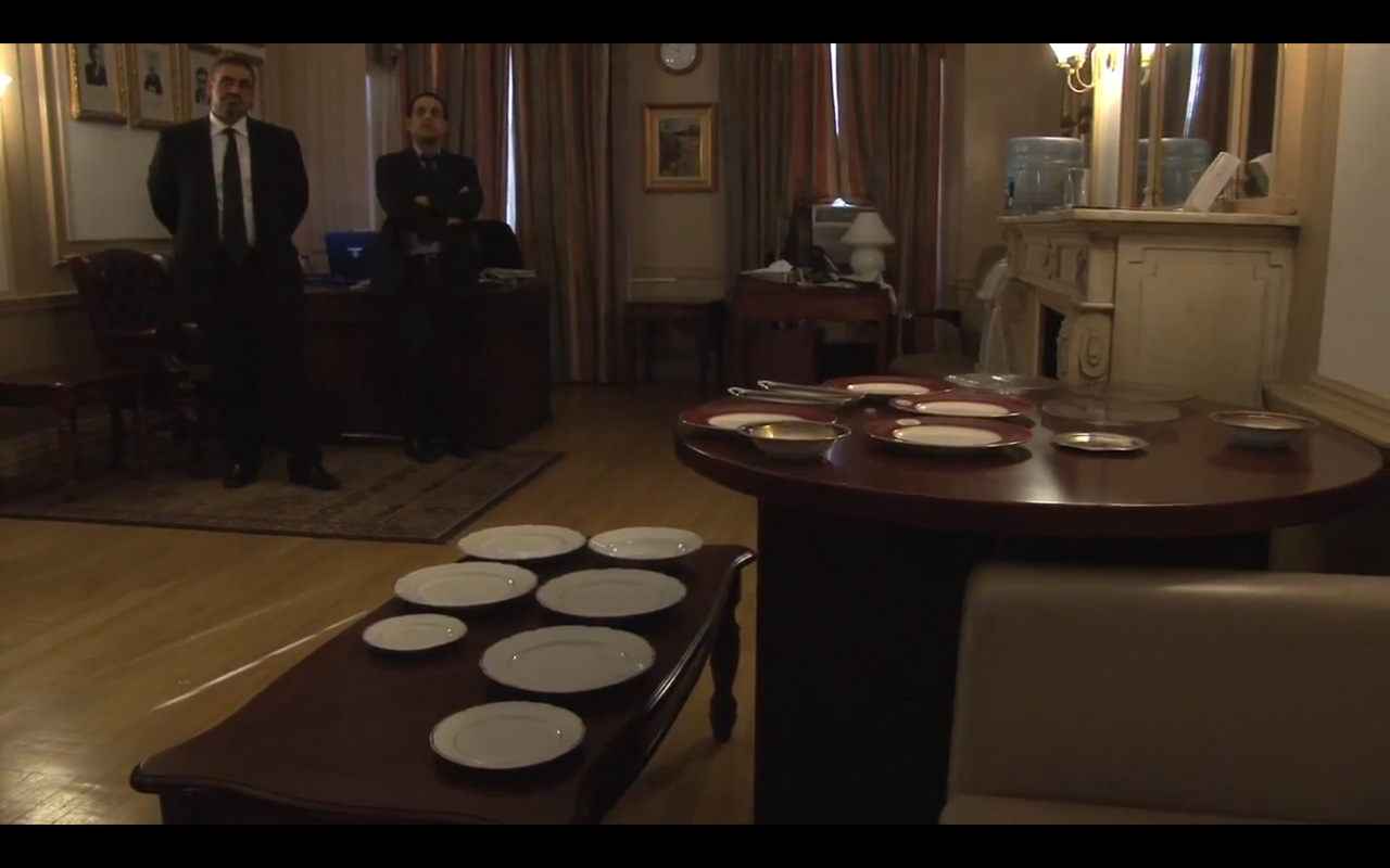   Video still of Saddam Hussein's dishes being repatriated to the Republic of Iraq at the request of Iraqi Prime Minister Nouri al-Maliki and at the behest of US President Barack Obama during their meeting in Washington, D.C. on December 11, 2011 to 