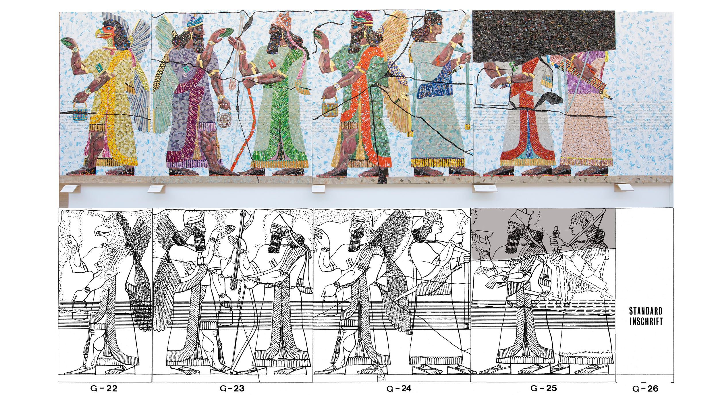 Room G panels and drawings