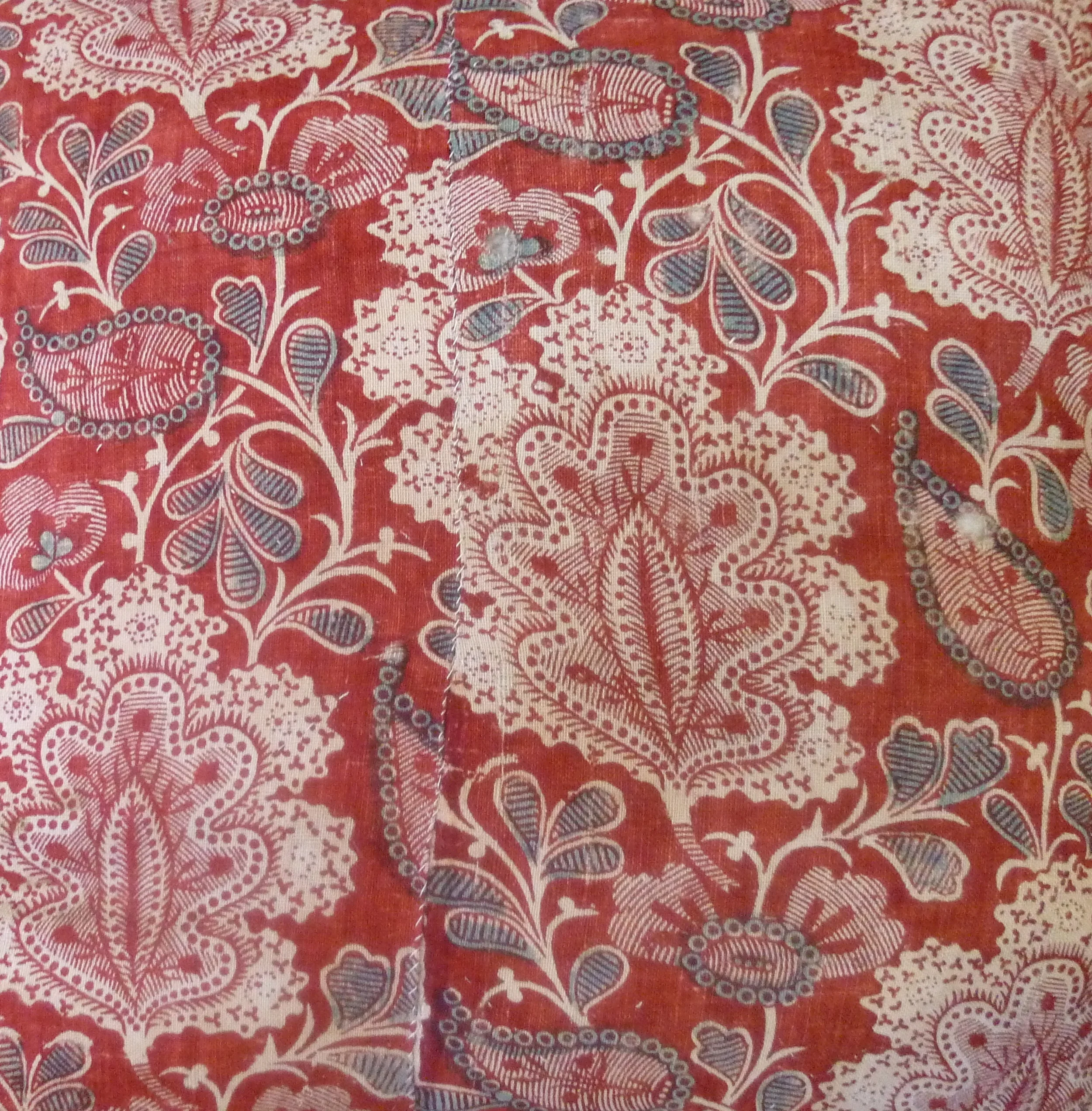  C18th French block print 