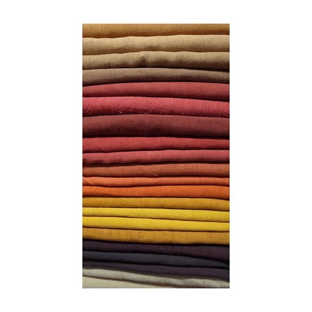 Morning! ... just a few colours from our extensive collection... Polly Lyster the founder and director of The Dyeworks is a colour genius... and she&rsquo;s worked over years to build our colour books, if your interested in seeing the full collection