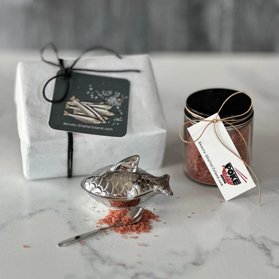 Colombina Fish Salt Cellar & Spoon