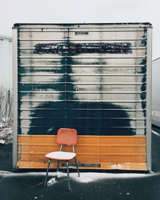 Truck stop seating.