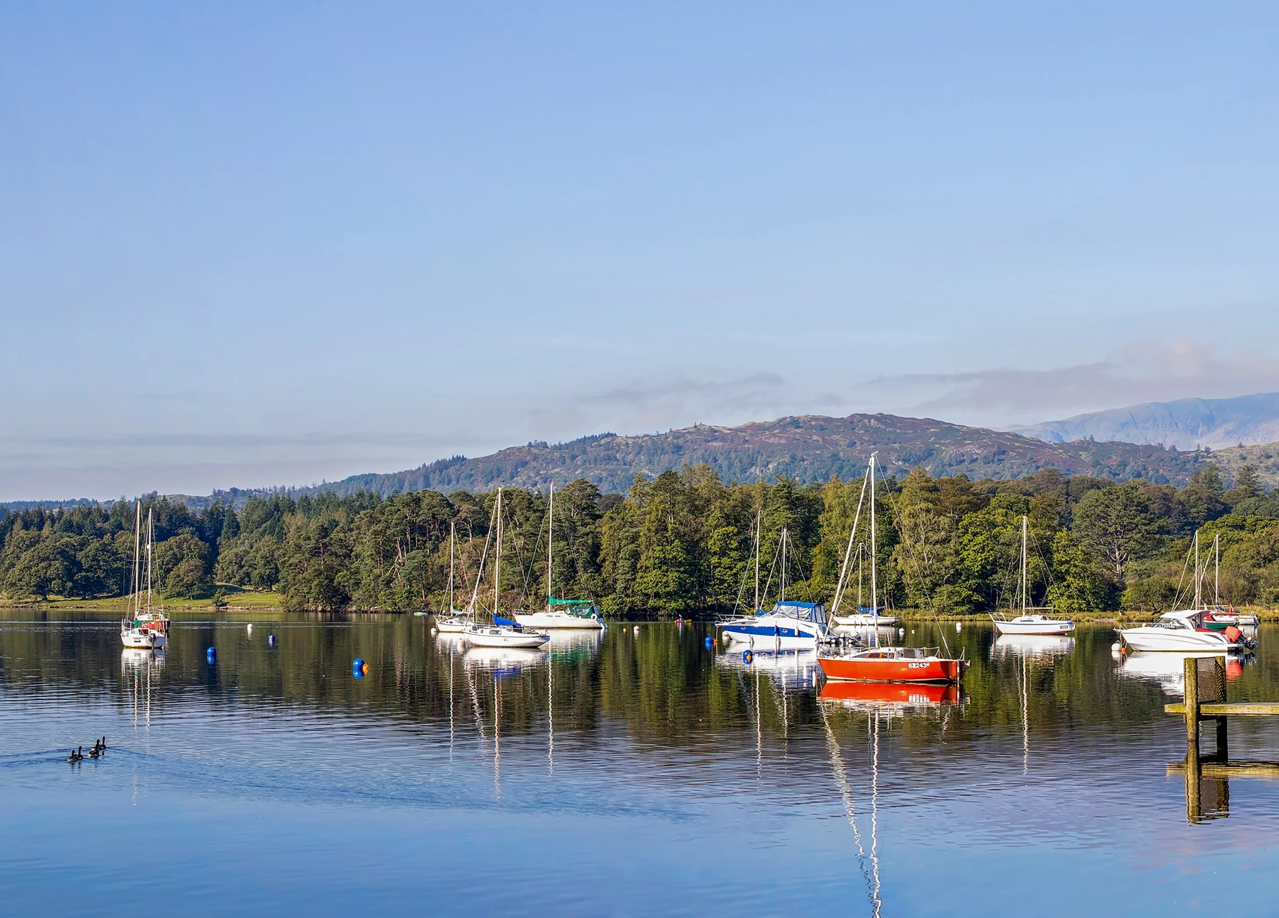 Tranquil Lake Sunrise - Lake Windermere