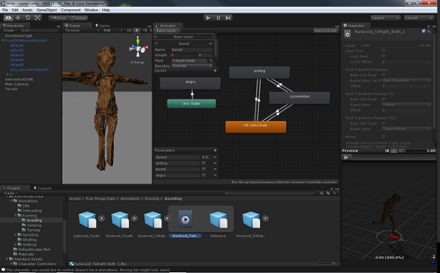 Screenshot of process: behavioral programming one of the fractal geometry entities. 