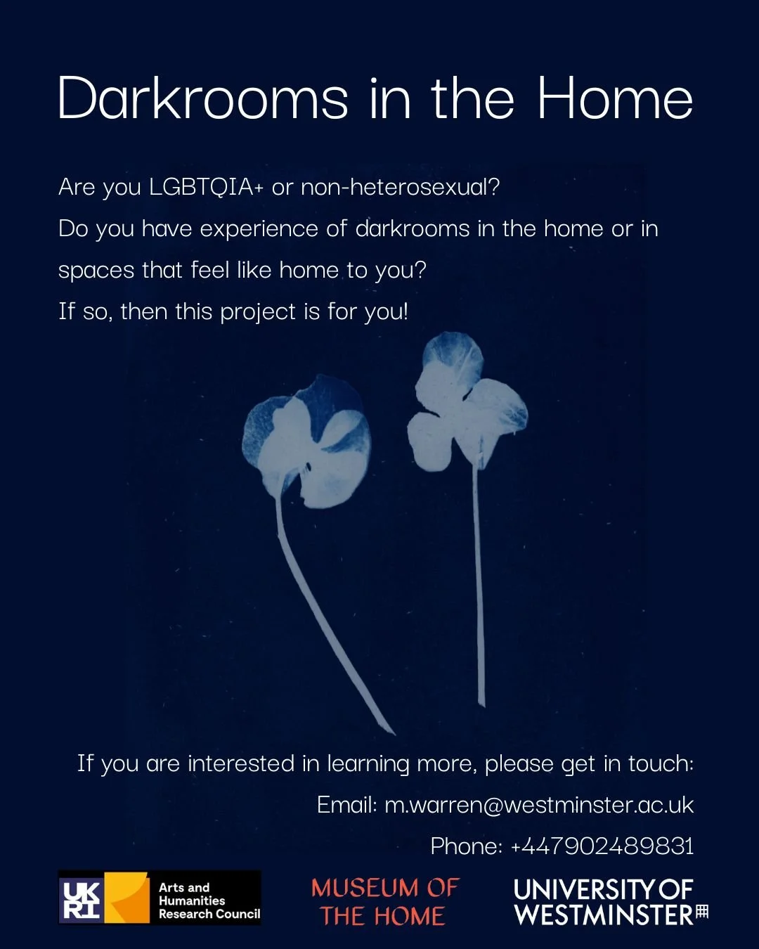 Home Darkrooms: Call out for Participants!