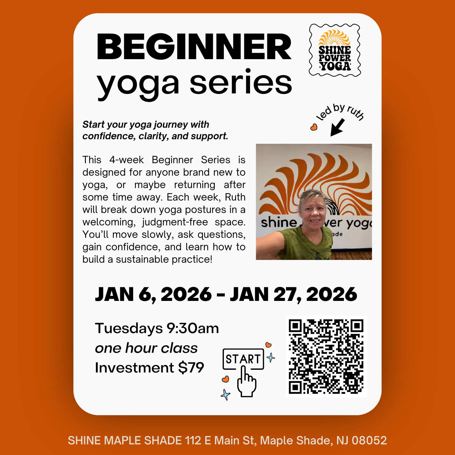 Beginner Yoga 4- Week Series January 