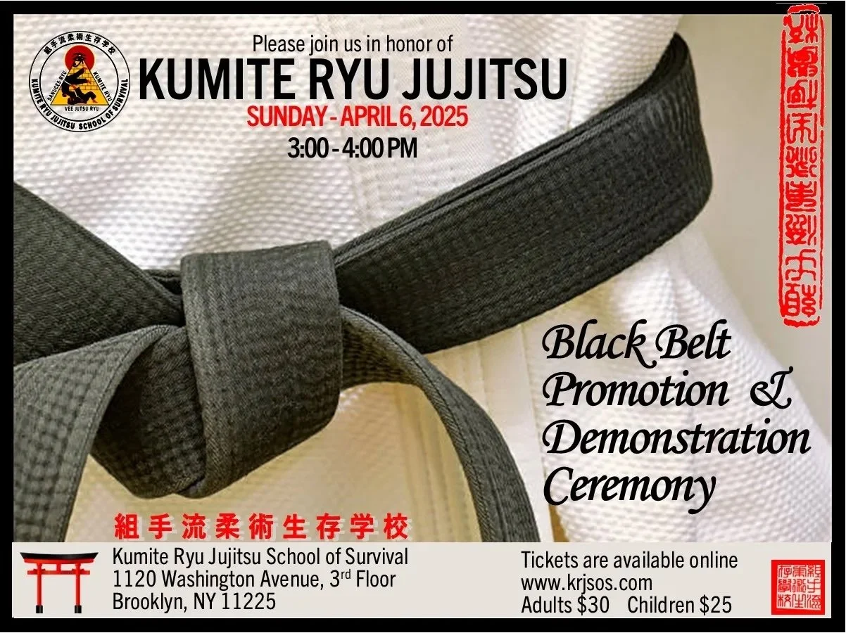 KUMITE RYU JUJITSU Black Belt Promotion &amp;  Demonstration Ceremony