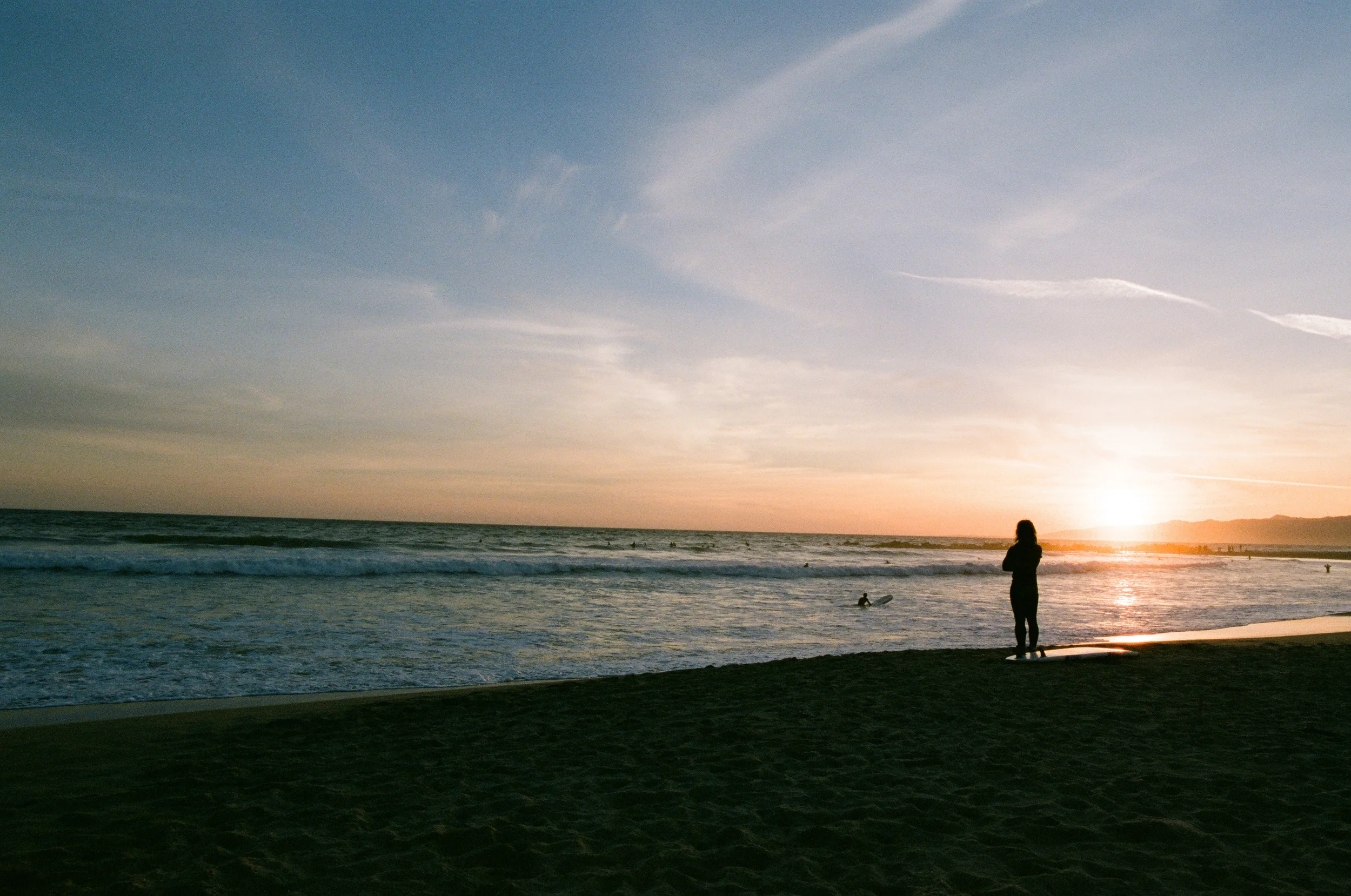 We sat back and watched some surfing while waiting for our table.