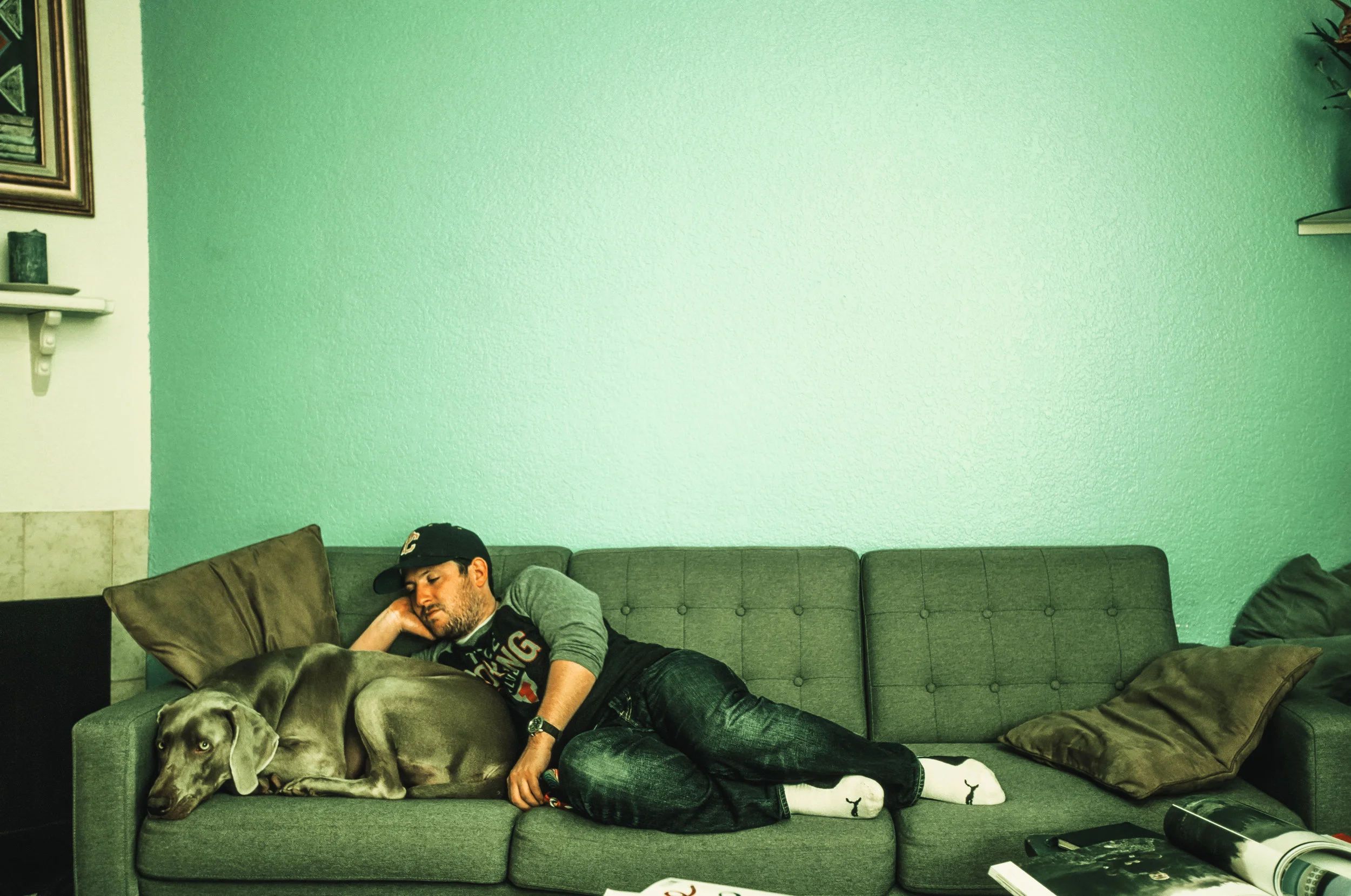 Chris Nelson's home is safe haven for wandering souls.