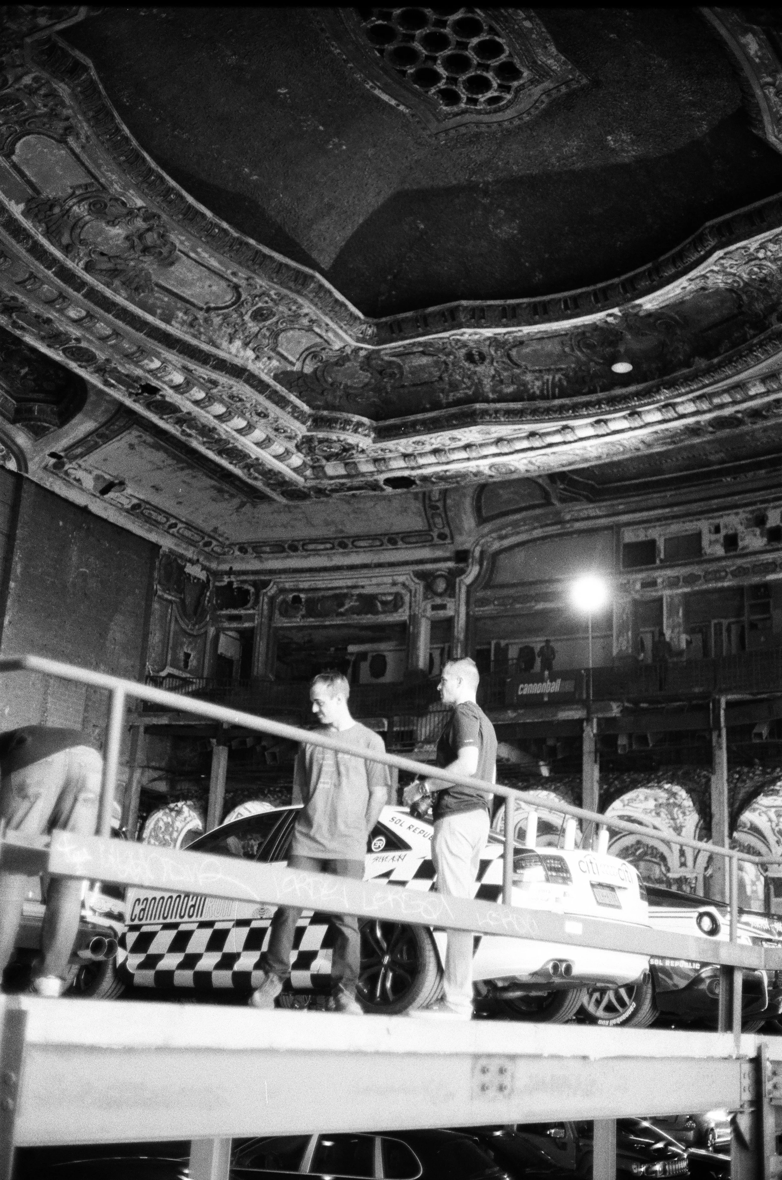 The theatre opened in 1926, by '71 this place went quiet.&nbsp; In 1977 the space was converted into a parking garage.&nbsp;&nbsp;