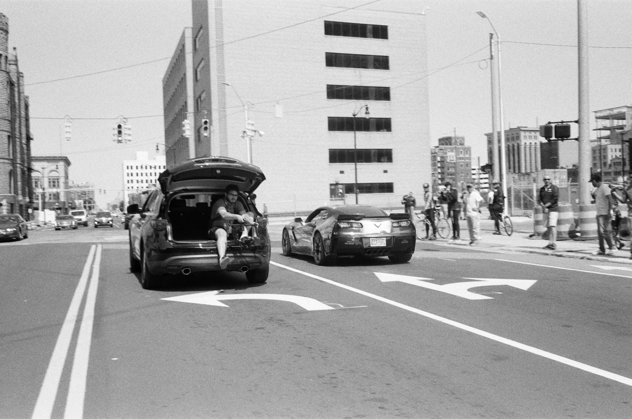 All the while crews document the rally from other vehicles.&nbsp;&nbsp;