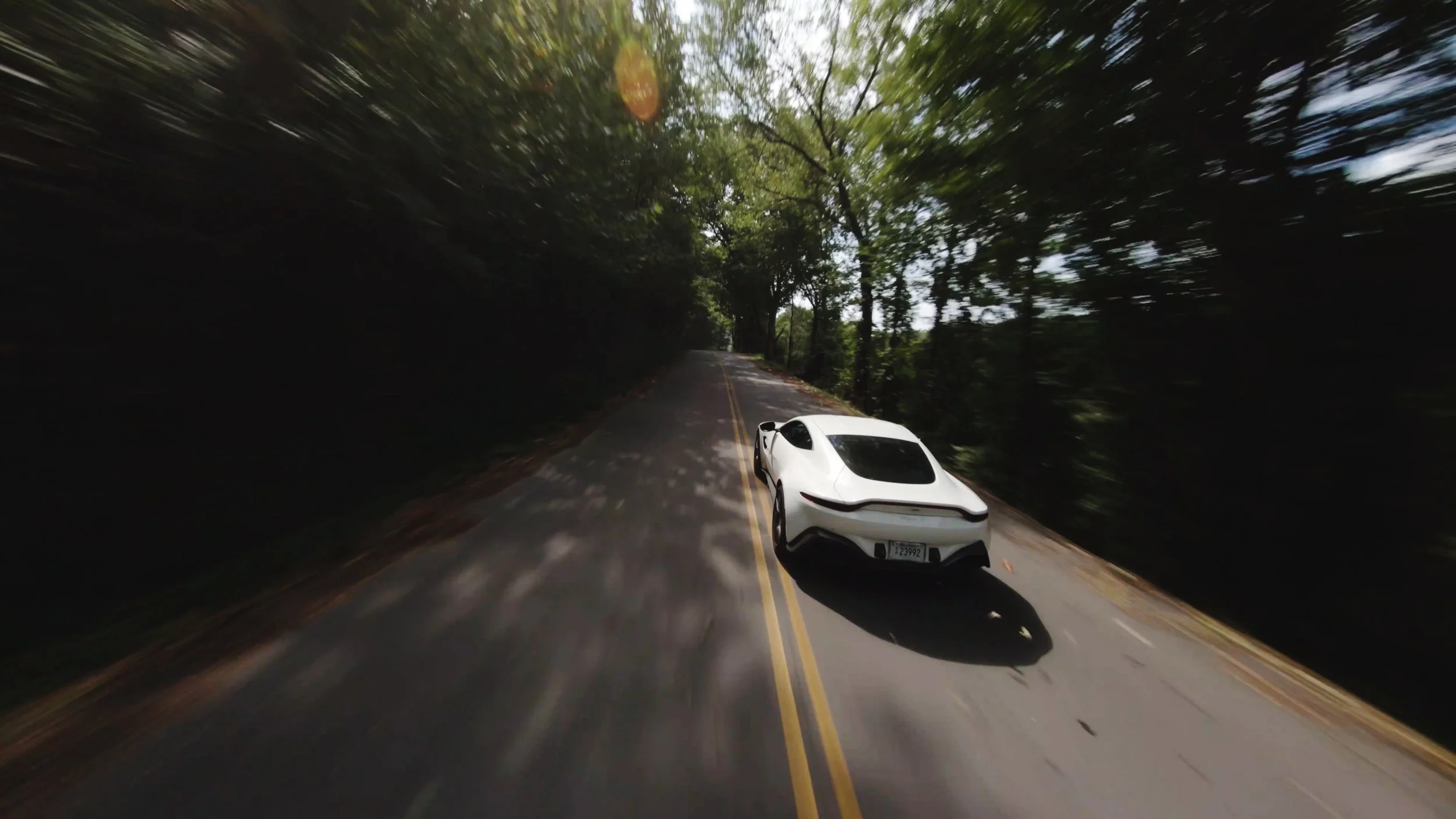 Aston Martin Vantage Chase Footage