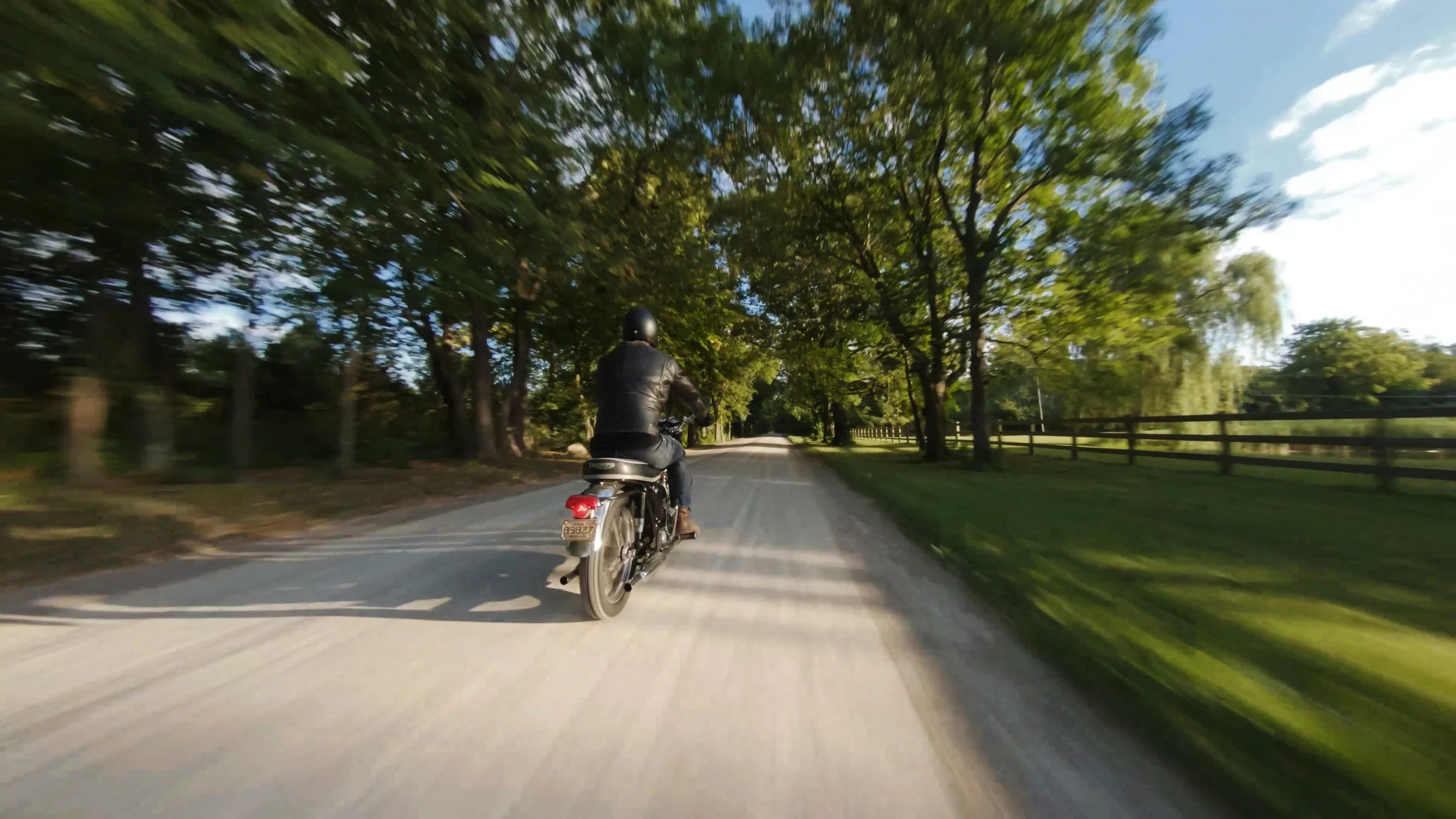 1969 Triumph Bonneville Chase Footage