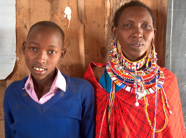  The girls come from several different tribes, but most are Maasai. 