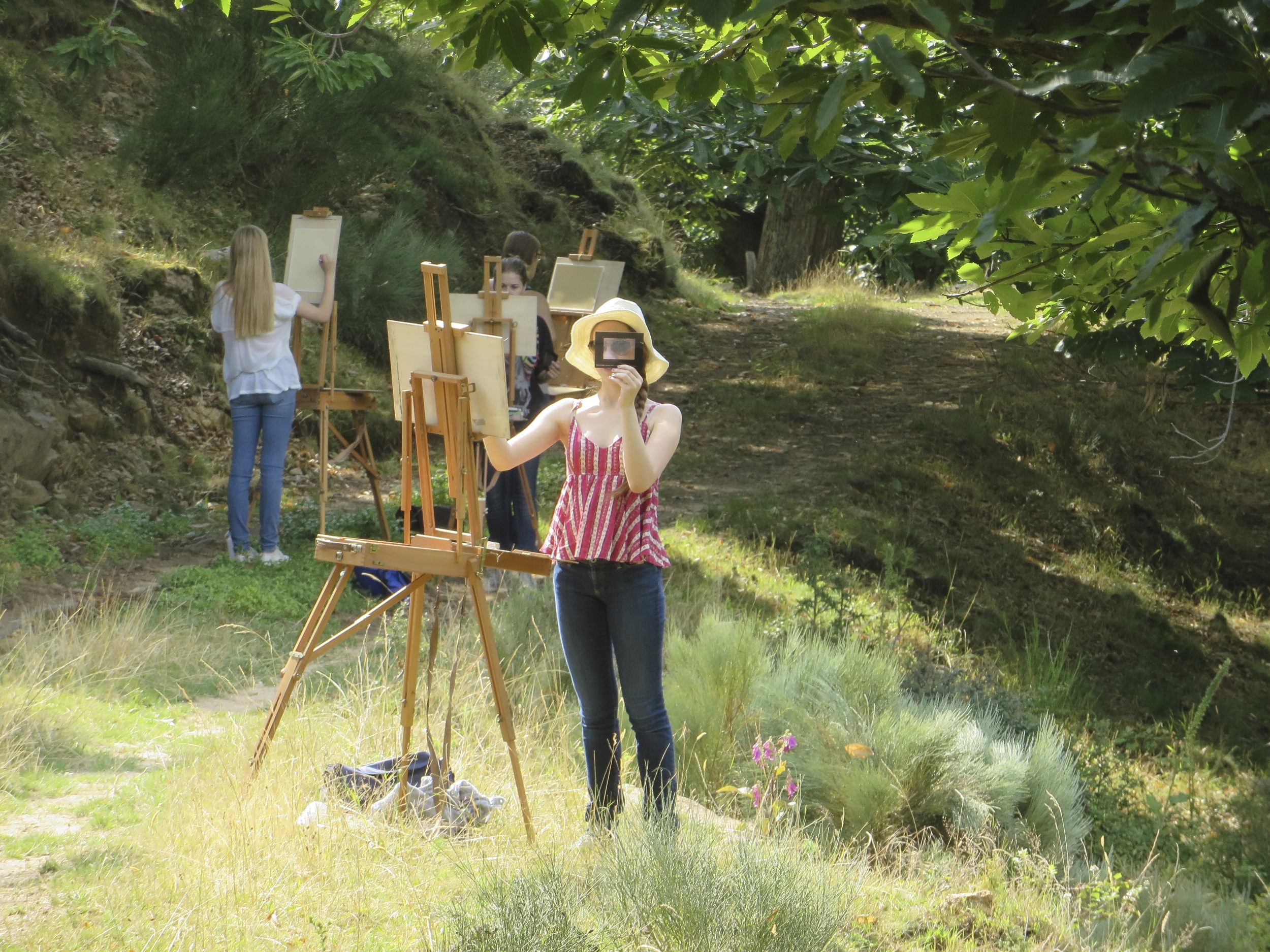 summer painting course for high school students at les tapies summer programs in france