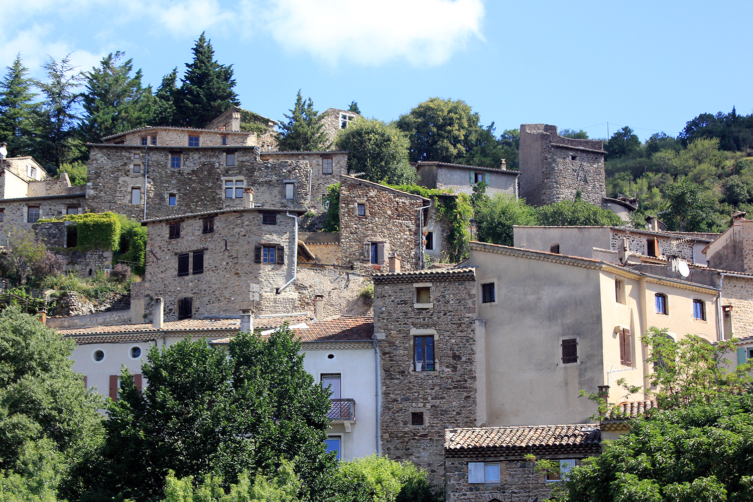 The Medieval village of Beauchastel
