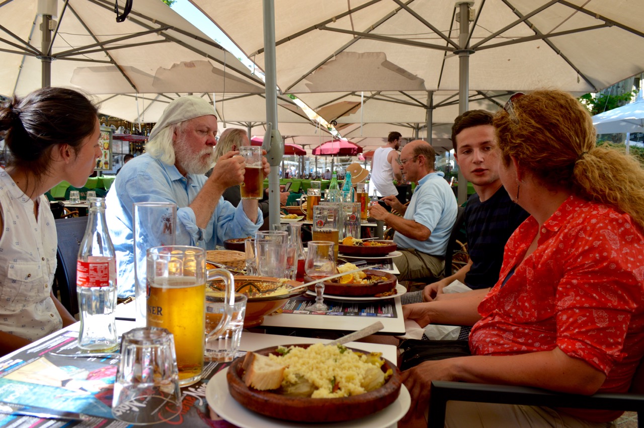 Lunch with the faculty and staff