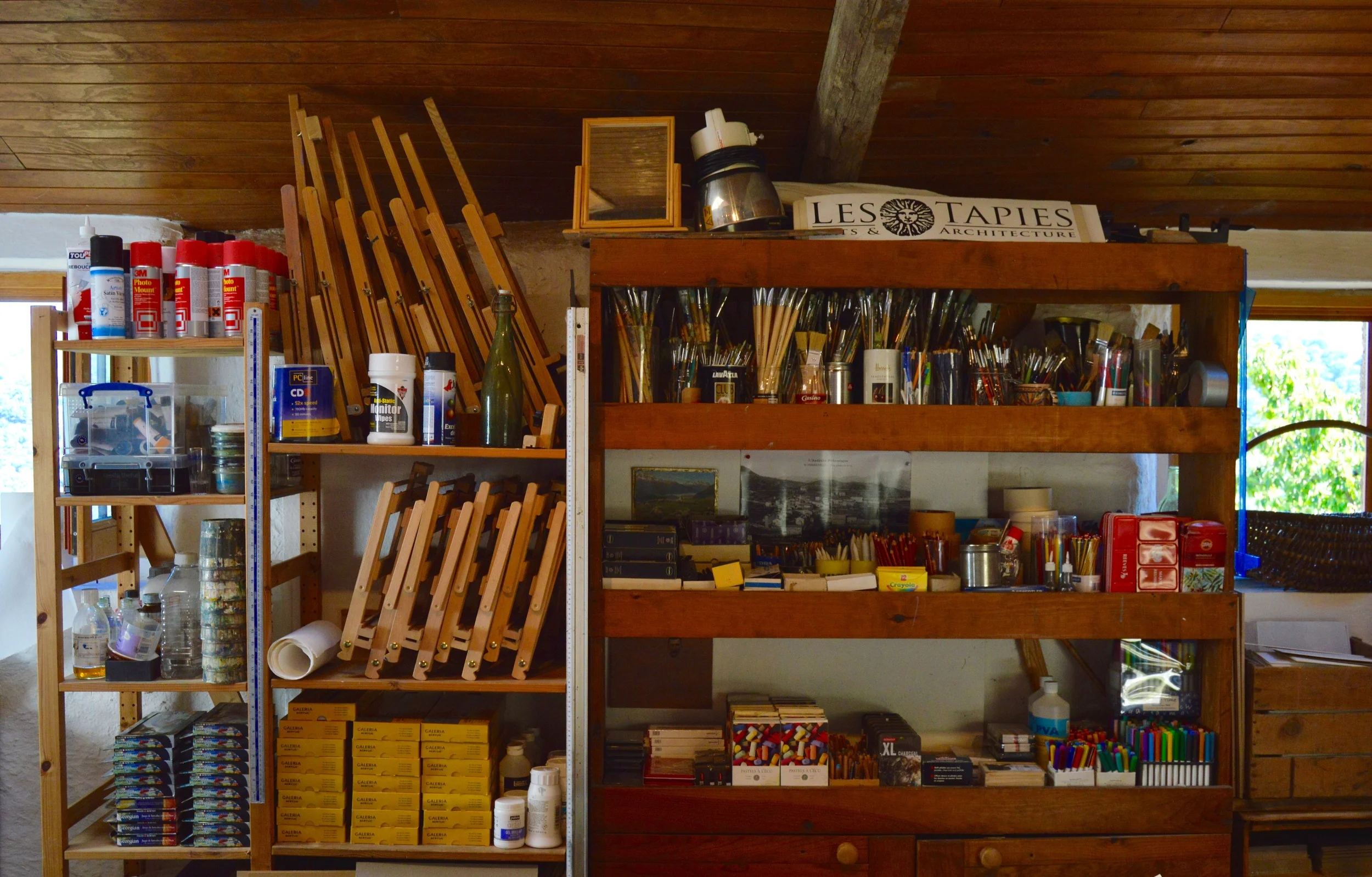 The shelves are stocked in Drawing and Painting.