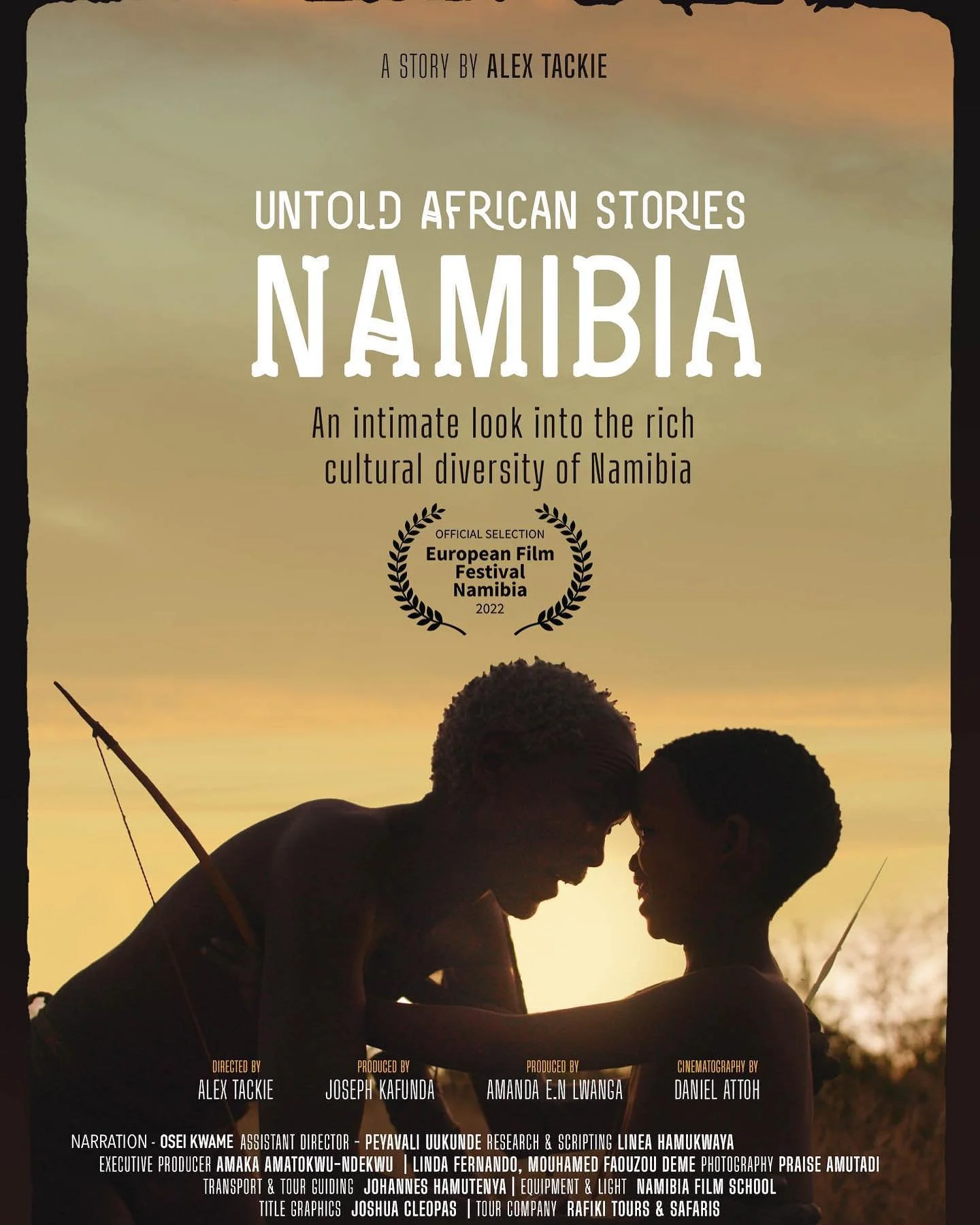 Wrapping the year up beautifully as we screen at the European Film Festival 2022, the first documentary from the @untoldafrican stories project. It&rsquo;s been an amazing but challenging year. The sky is just the beginning from this point. Special t