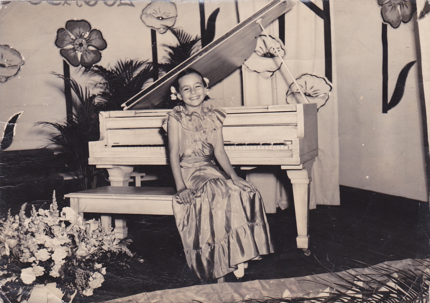 Practically tone deaf, Mary Jo was never known for her musical talents, but she always gave it her creative best.