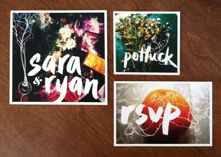 botanical invitation suite by erin ellis