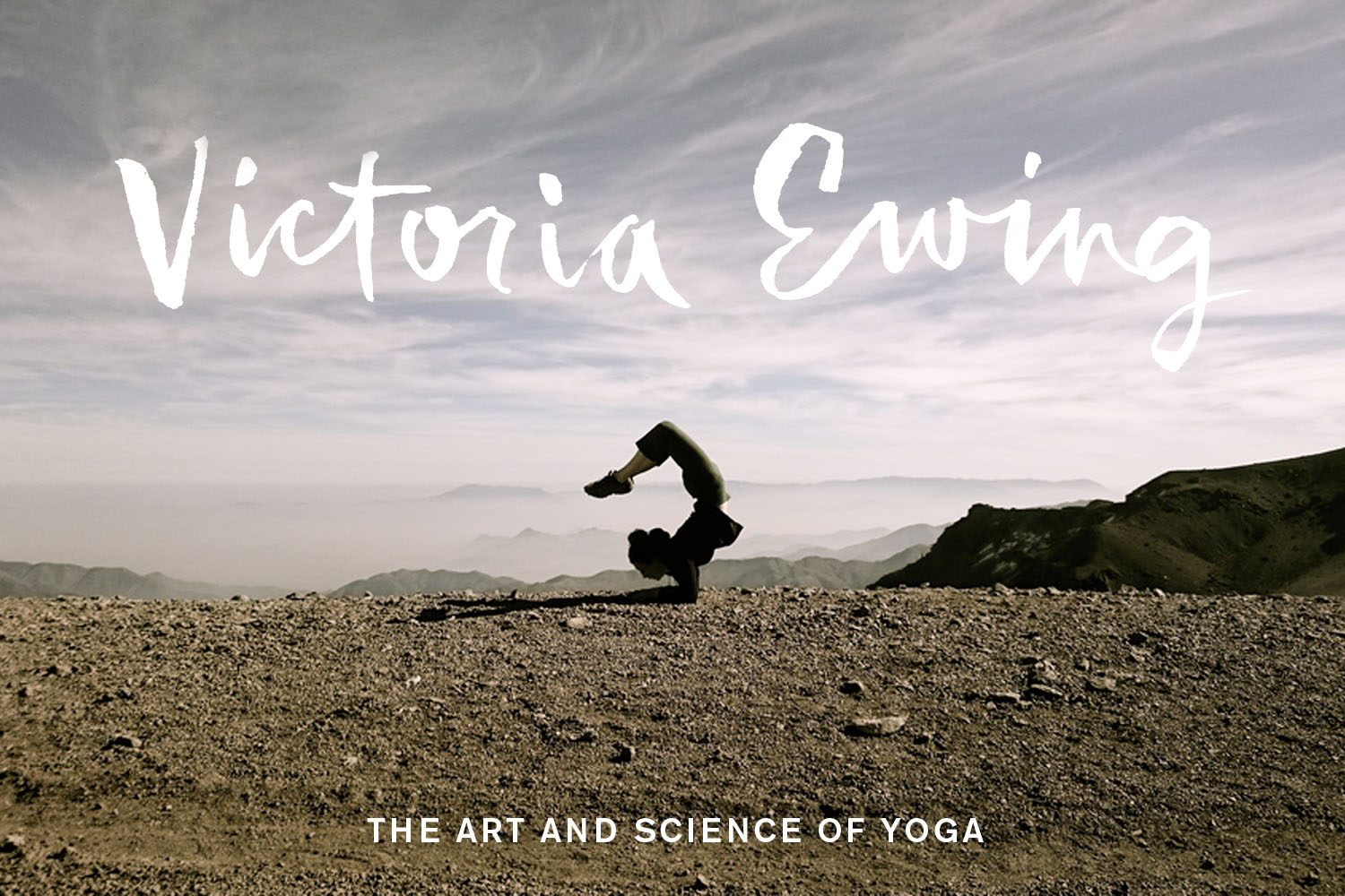 victoria ewing brush lettering yoga identity by erin ellis