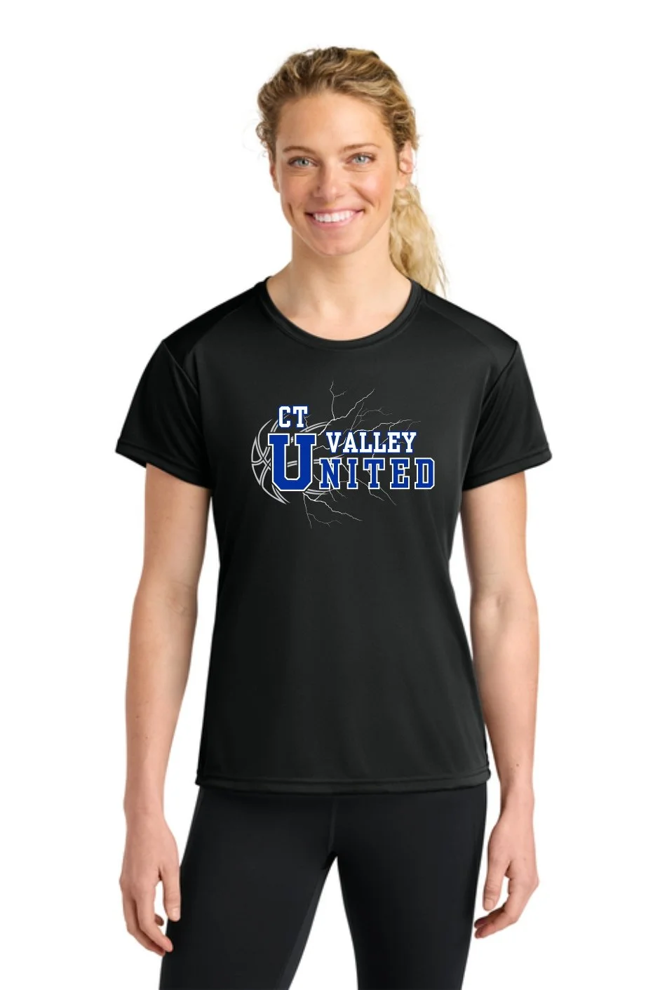 CT Valley United Basketball Performance Tee