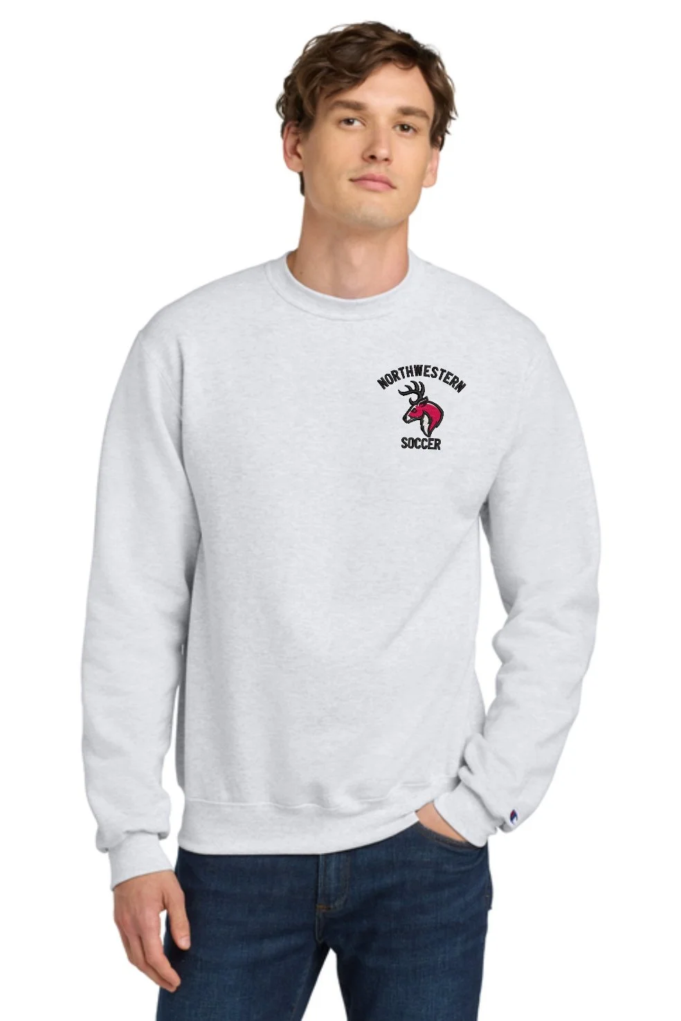 Northwestern Girls Soccer Crew Neck Sweatshirt
