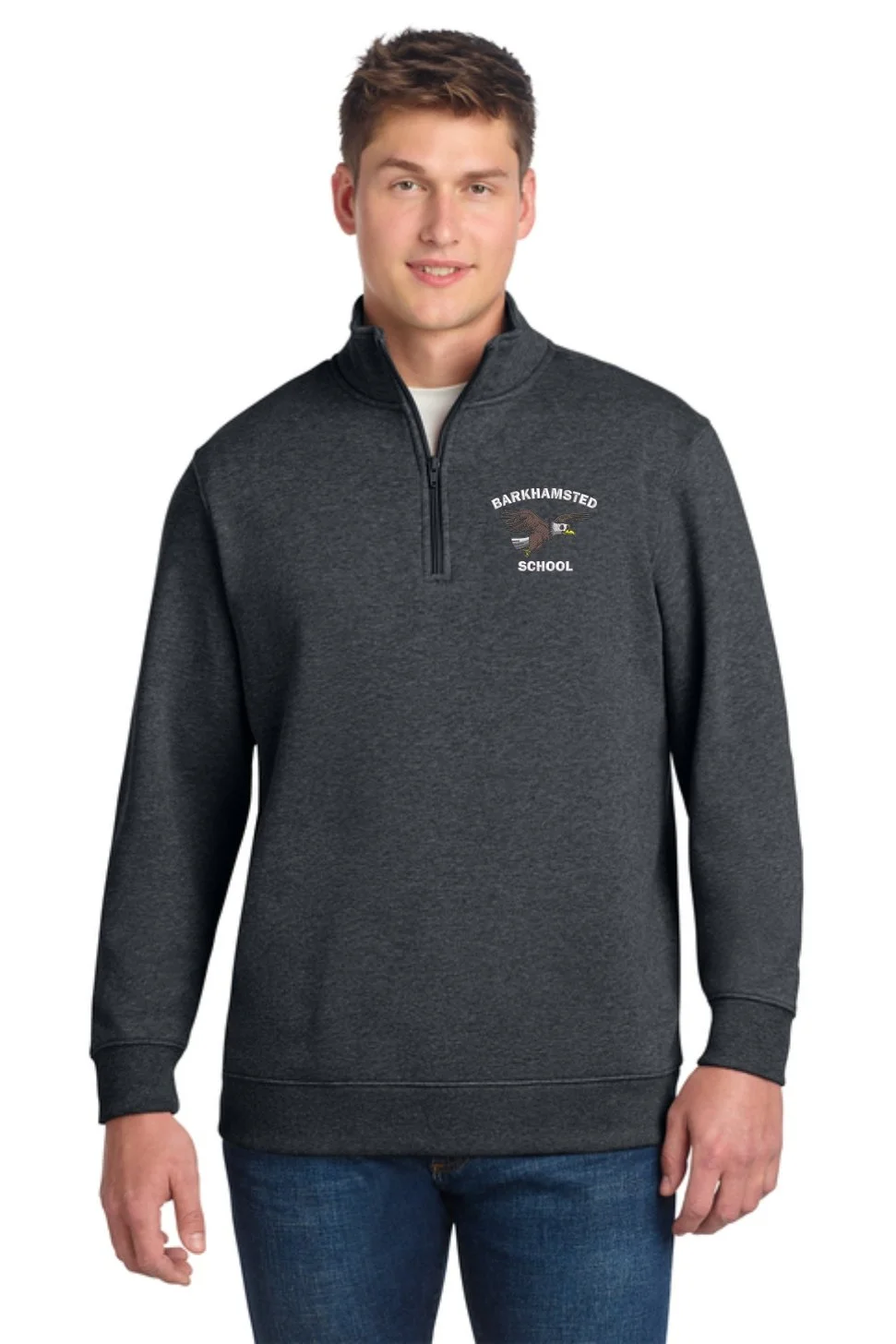 Barkhamsted School 1/4 zip Sweatshirt