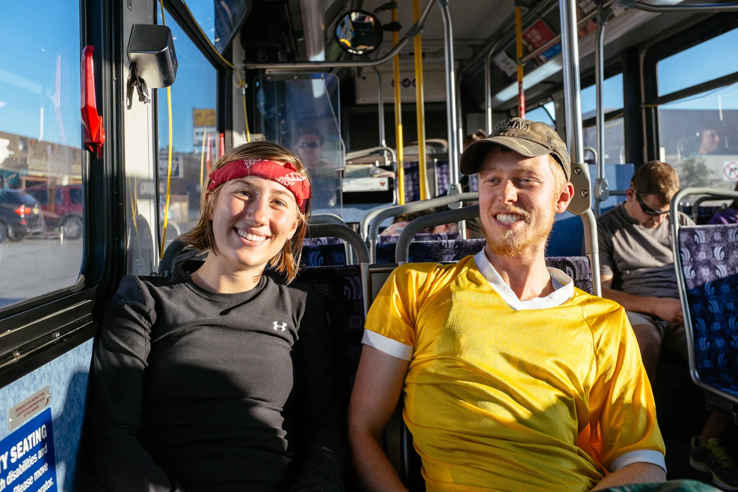 They're a couple from Atlanta and had been in Anchorage for a week already, hiking, camping, and exploring Alaska together.