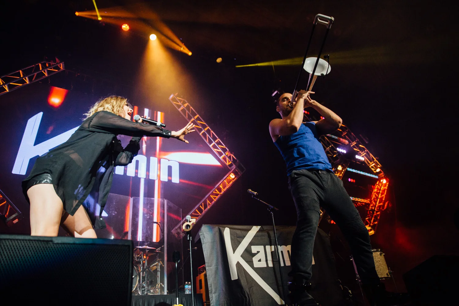 Amy & Nick feed off each other's energy on-stage and it's awesome to watch.