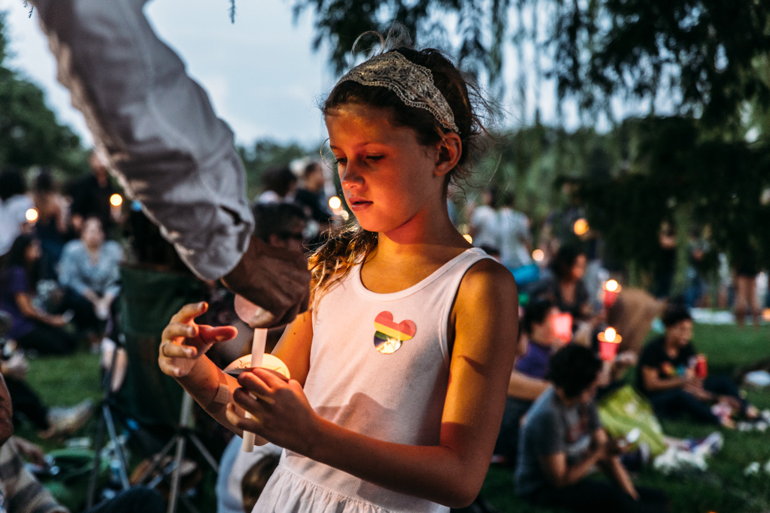 Orlando locals of all ages came out in support.