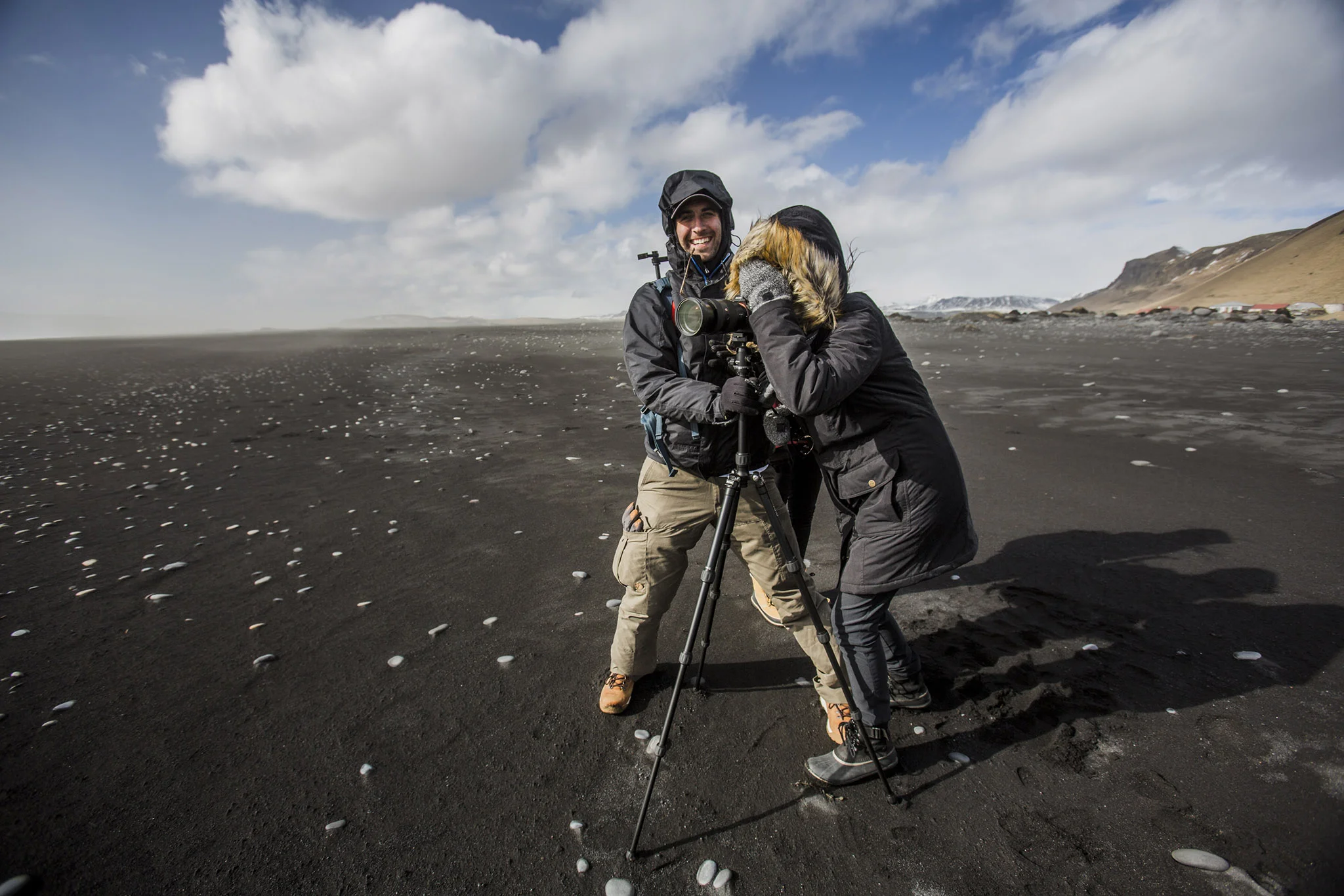 And windy as all hell as Jeff holds onto this tripod for dear life.