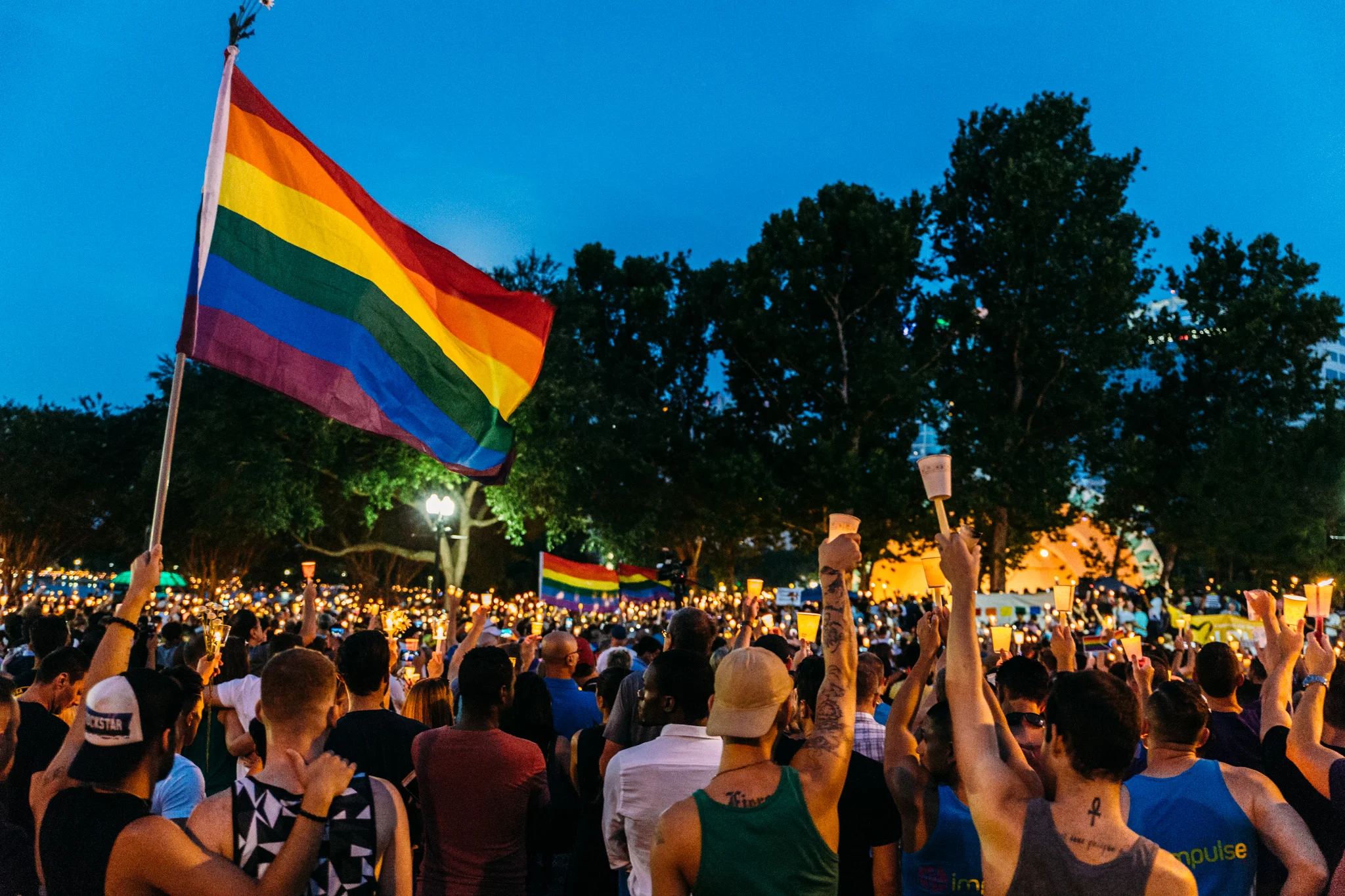 #OrlandoUnited Pulse Vigil at Lake Eola