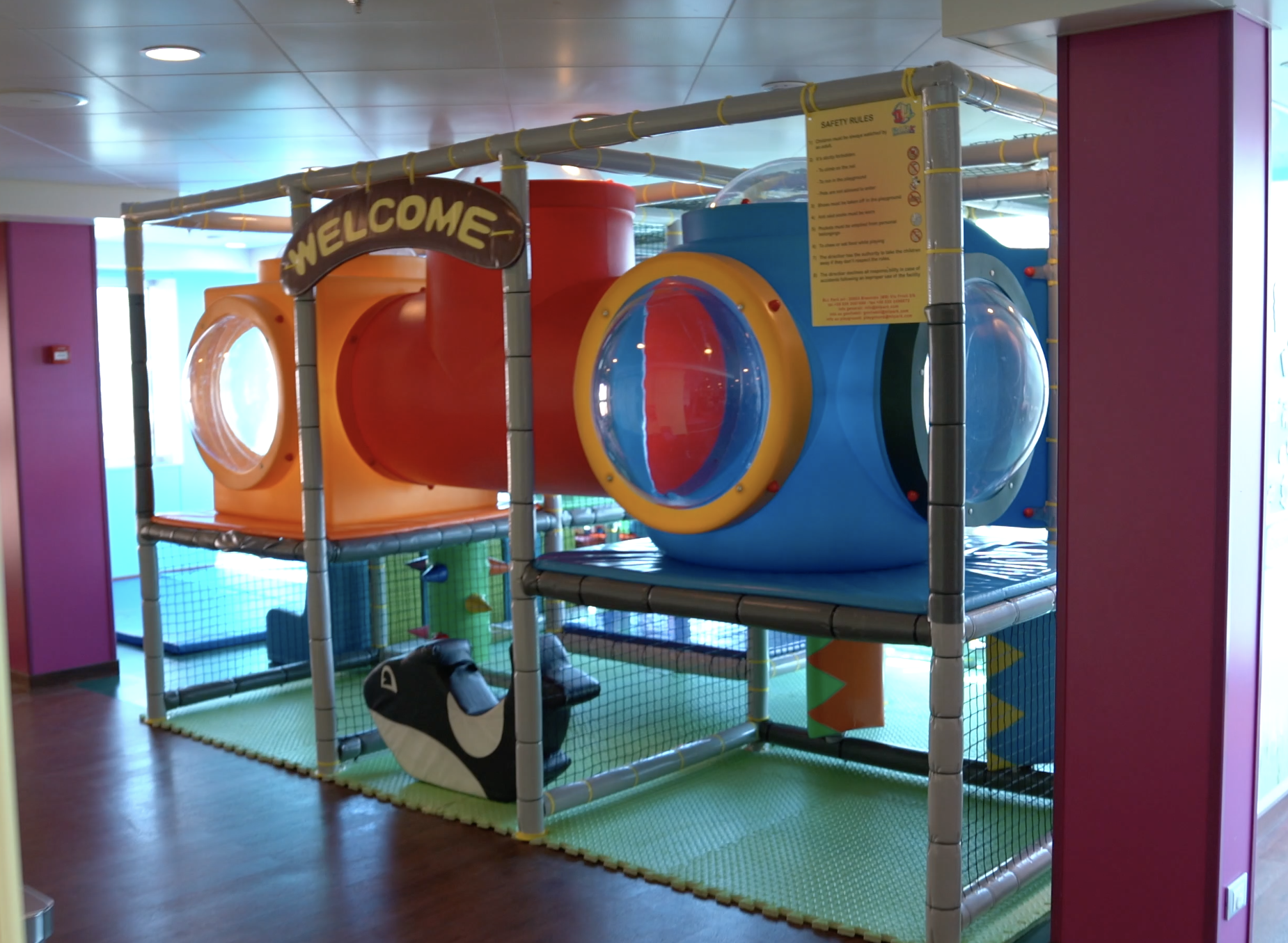 Amazing kids clubs areas