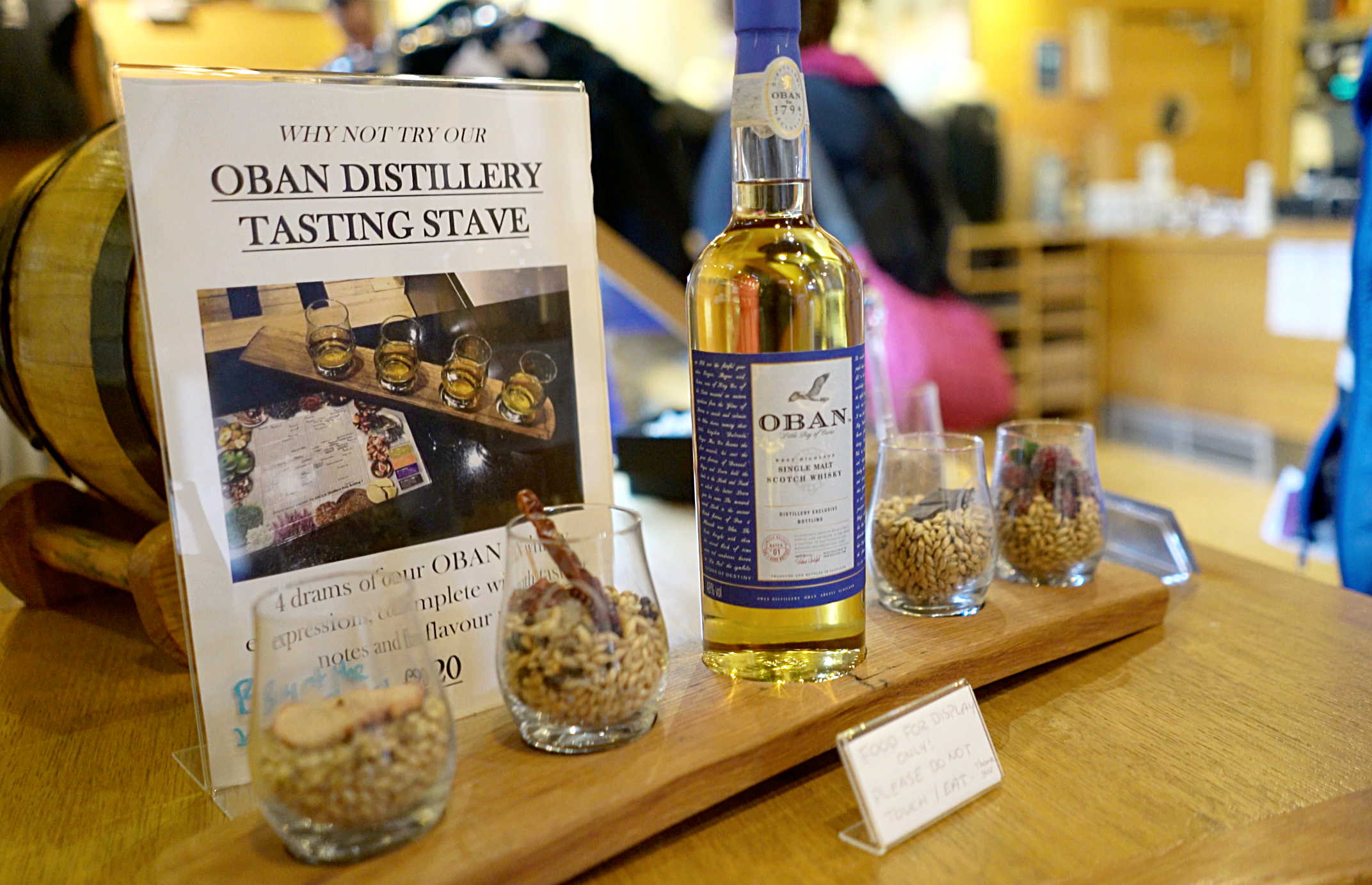  You can sample the 4 whisky’s produced in the Distillery in their in-house bar. 