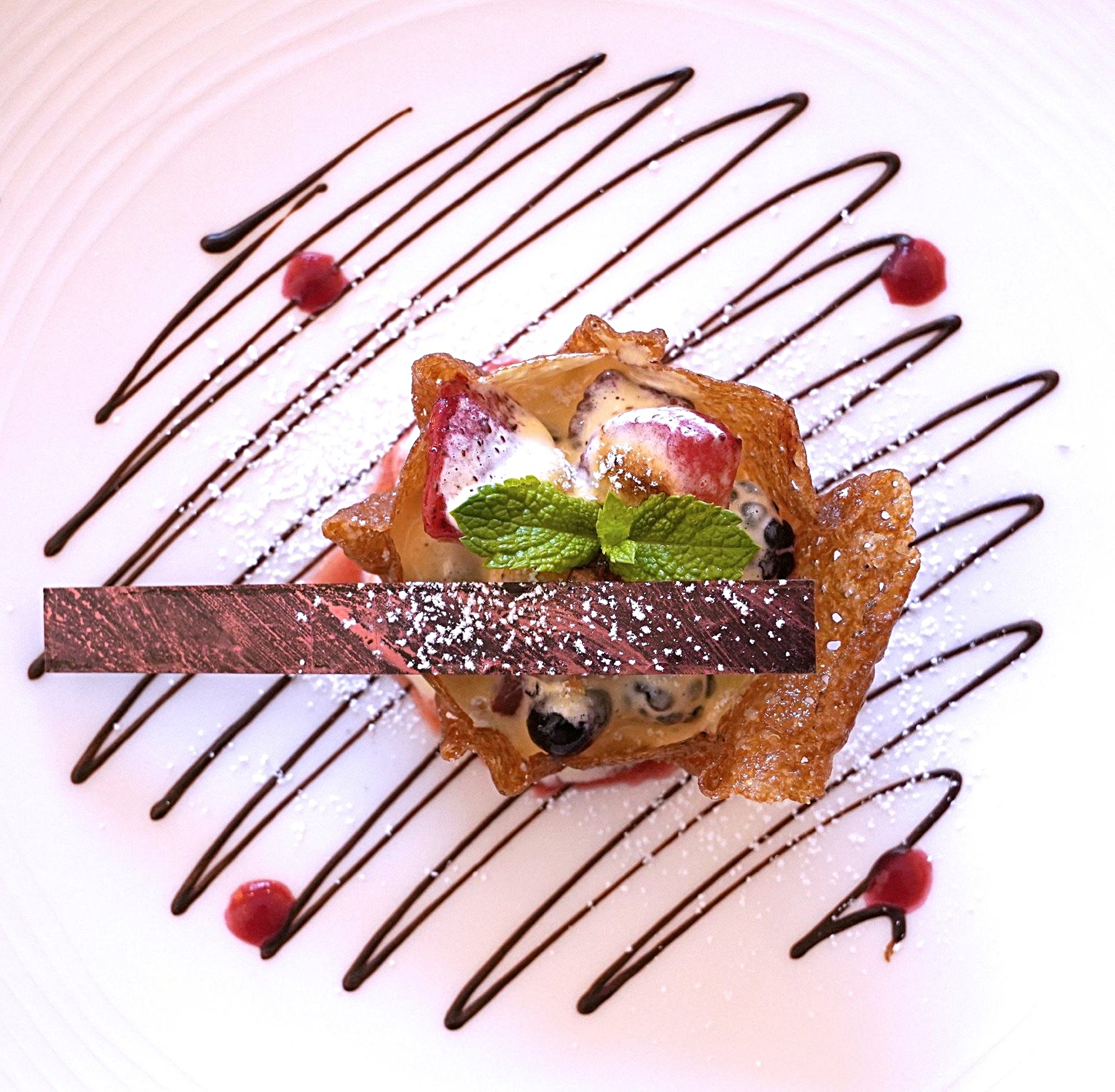 Our delicious lunch desert.
