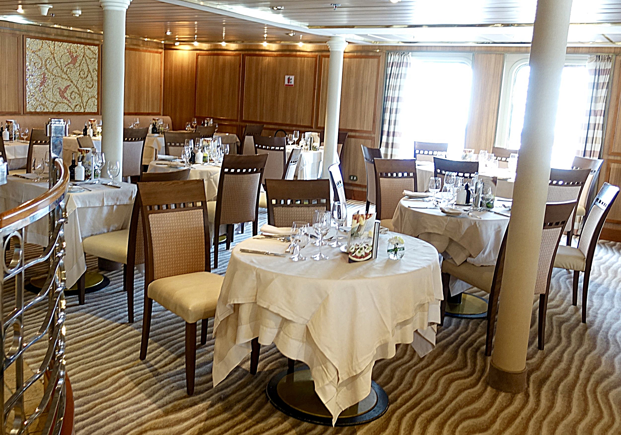 inside the Terrazza restaurant.