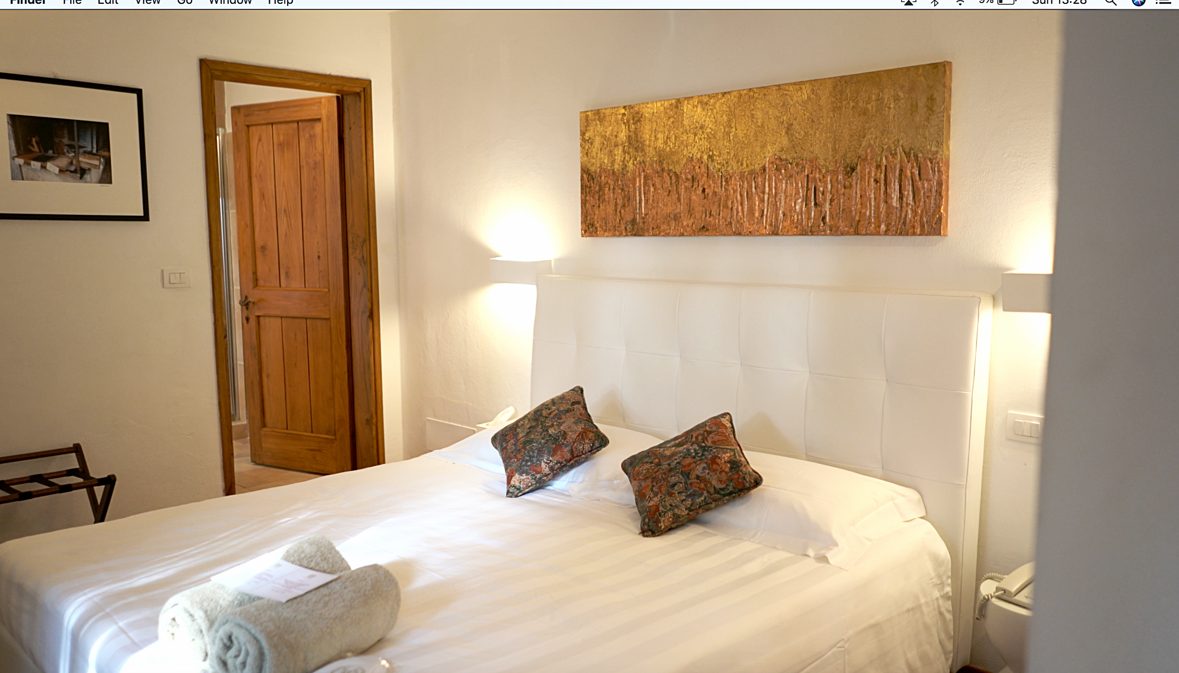 Our hotel bedroom.