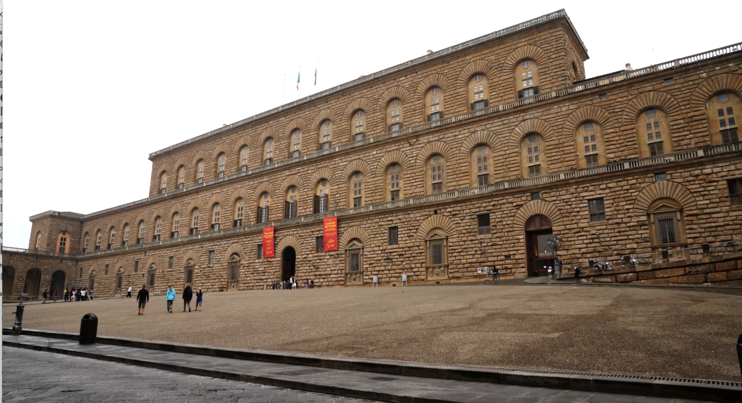  The Palazzo Pitti.  