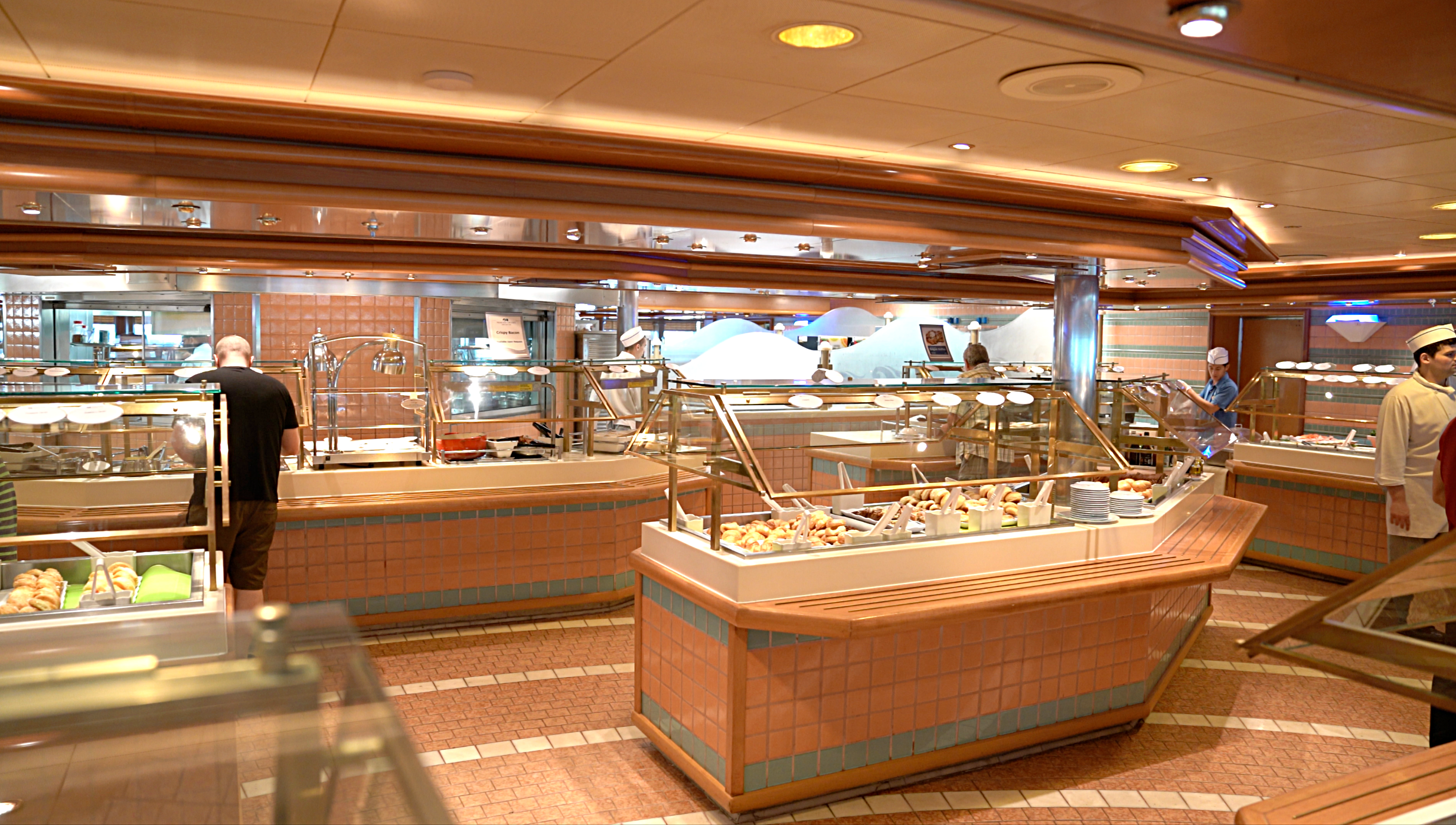 The Horizon Court buffet.