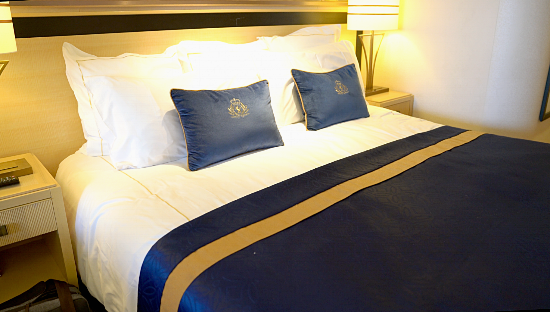The bed really is as luxurious and comfortable as it looks here.