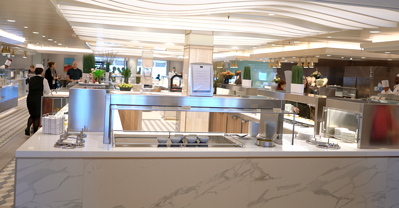 We loved the light, open feel to the redesigned Kings Court.