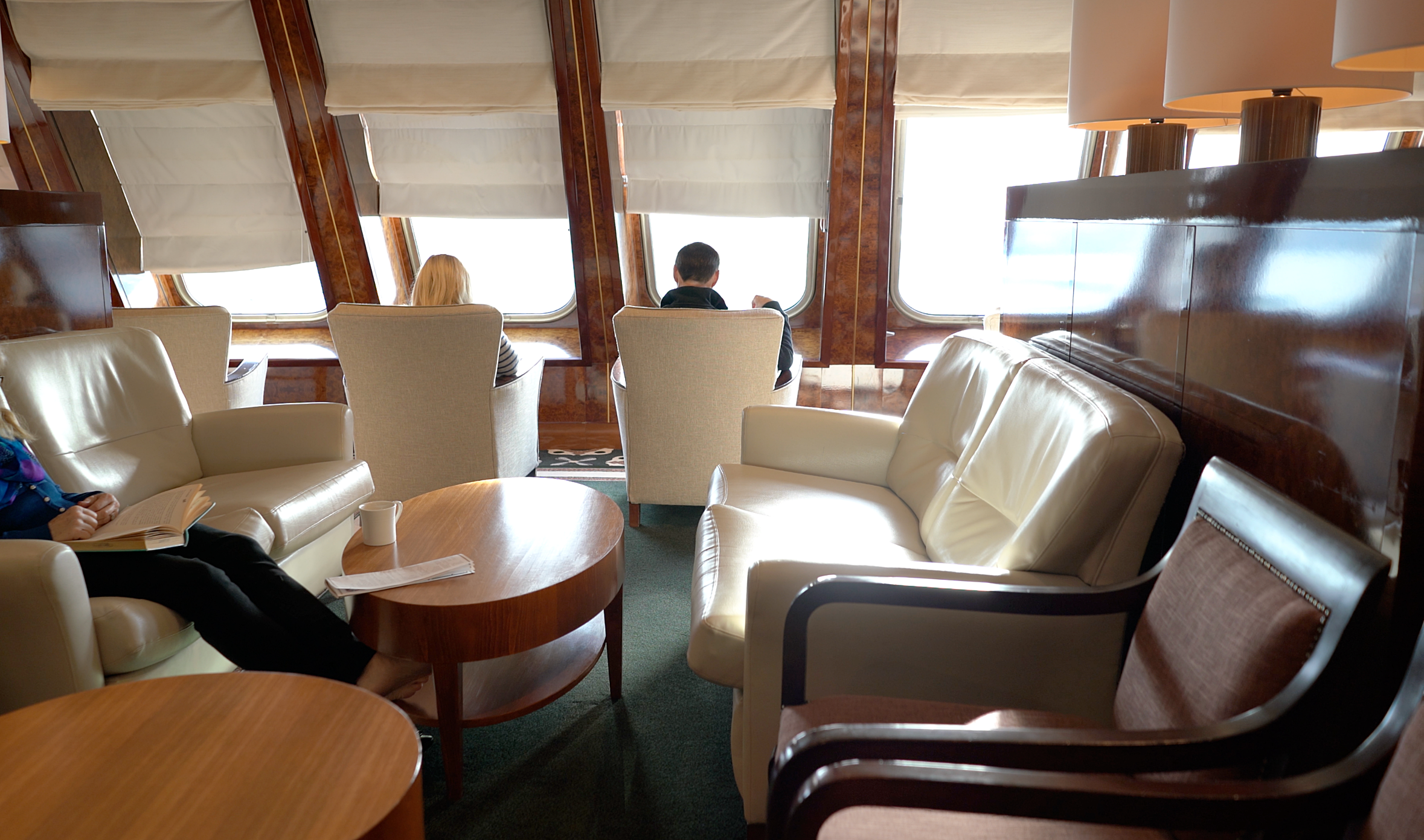 One of the lovely seating areas in the library.