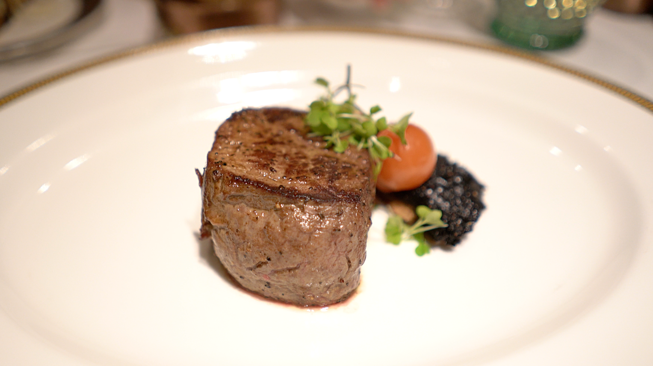 Simple and succulent, fillet steak.