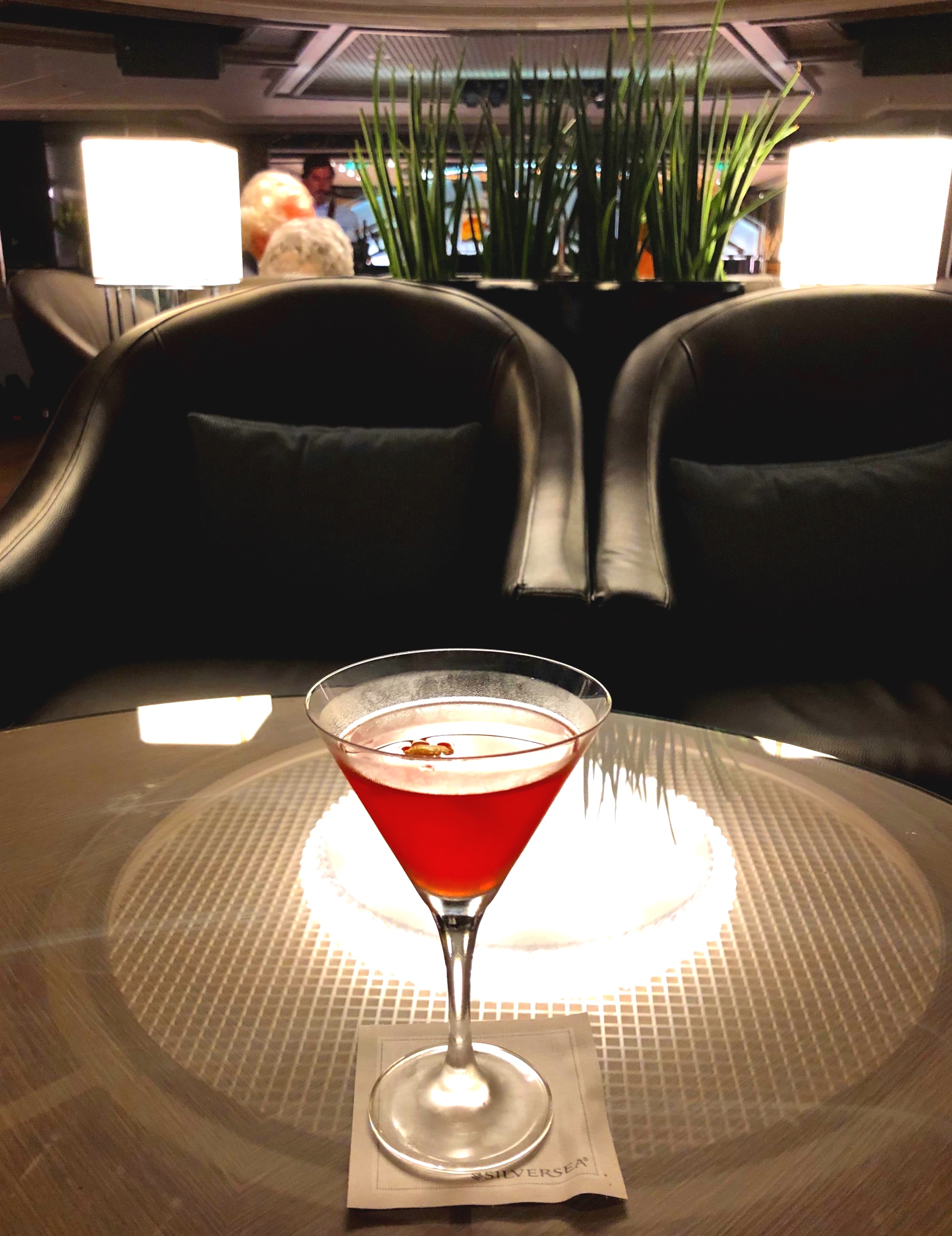 Cocktails in the Dolce Vita lounge.