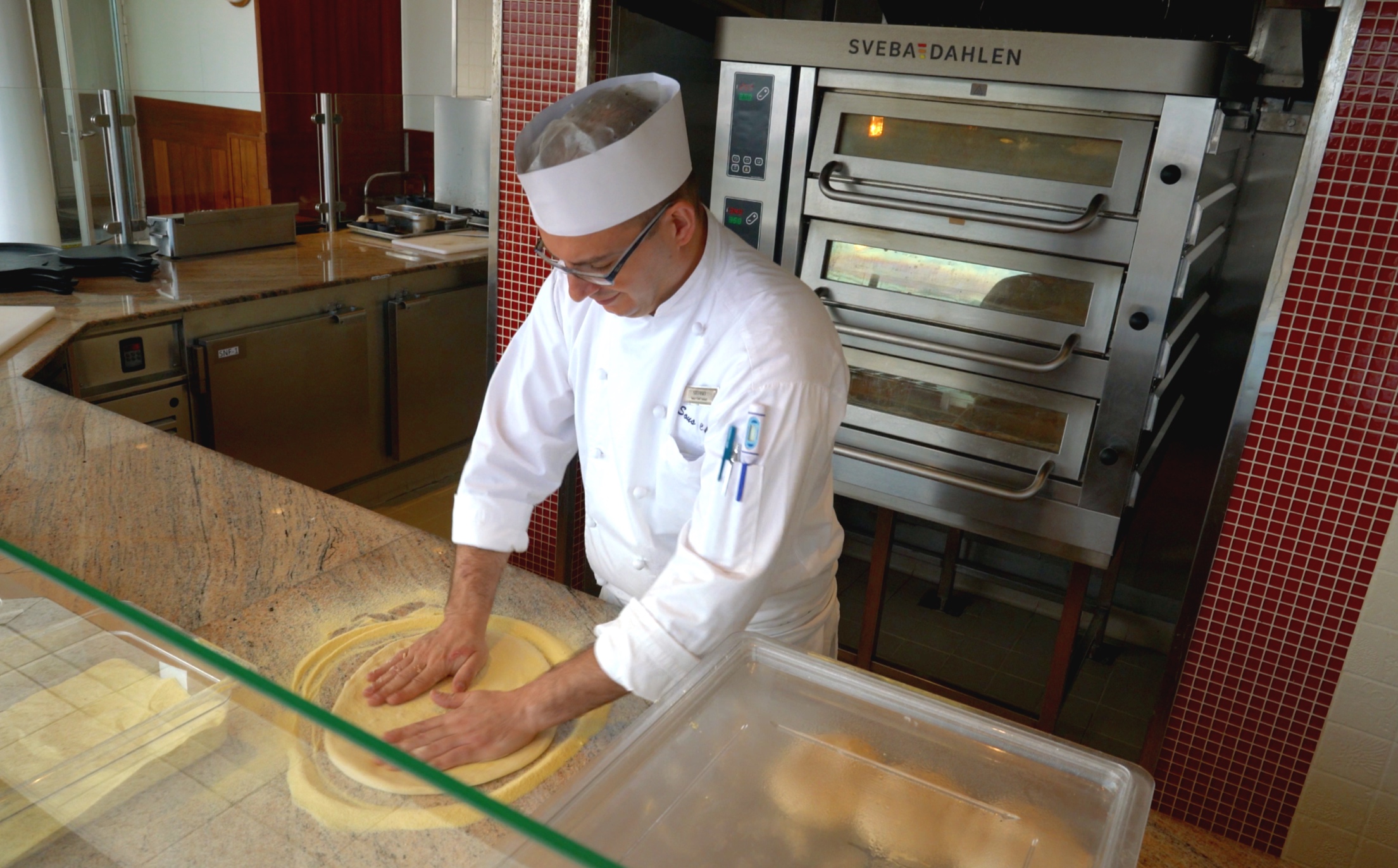 The fabulous pizza chefs.